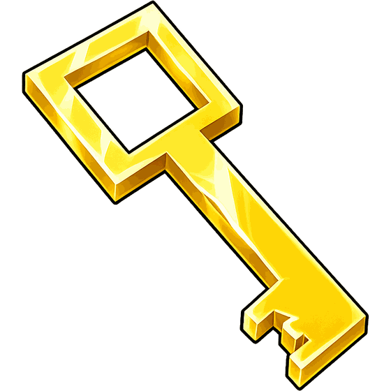 Spawner Key: a golden crate key